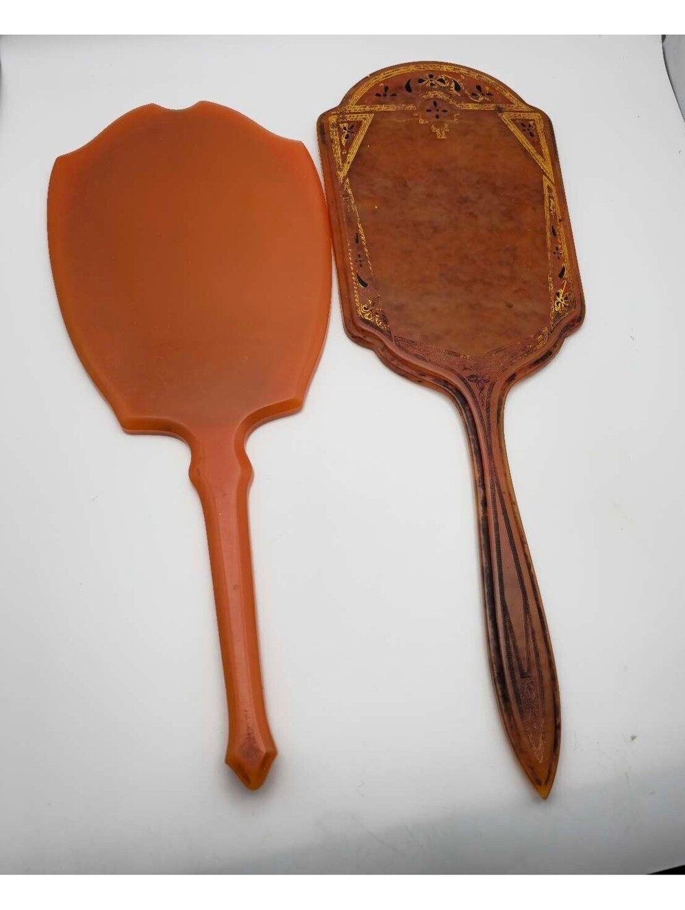 Vintage Art Deco 1920s-30s Vanity Mirrors Bakelite / Celluloid